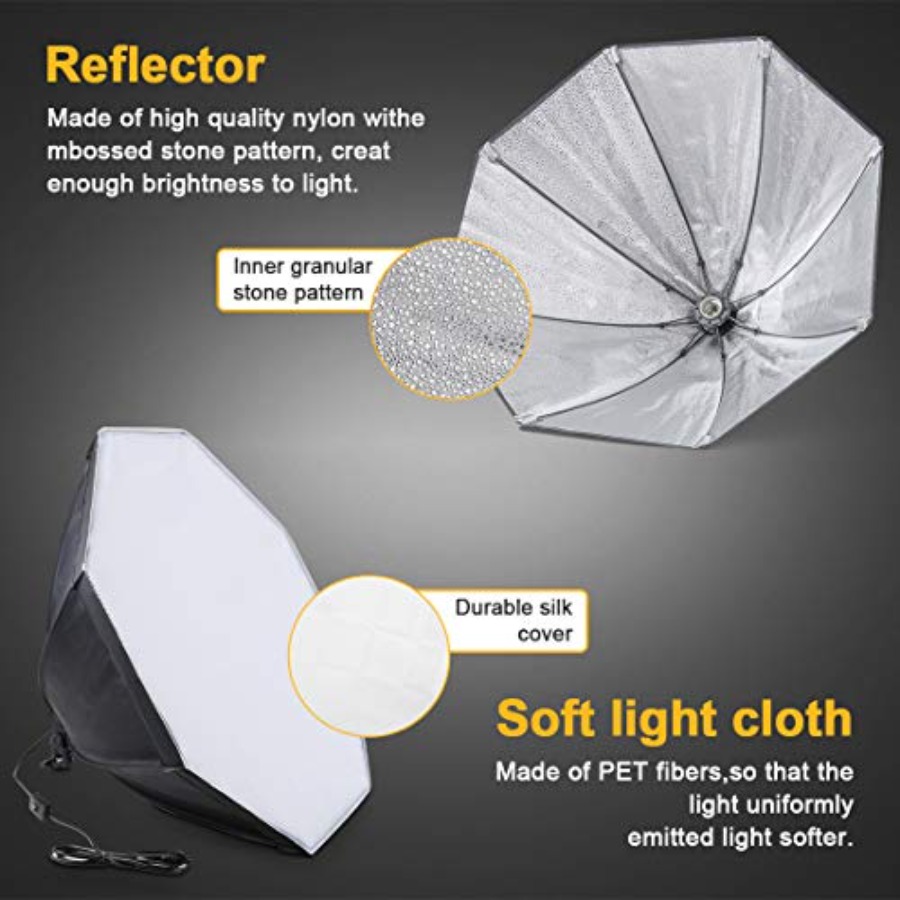 Continuous Lighting Kit for Ca - Photography Bulb avaliação e preço