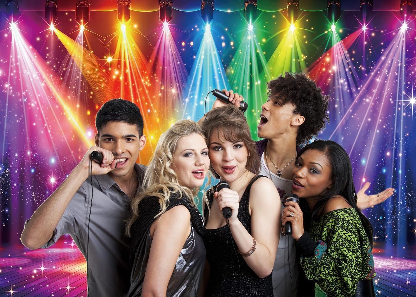 Disco Backdrop 7x5FT Colorful  - Photography Lighting avaliação e preço