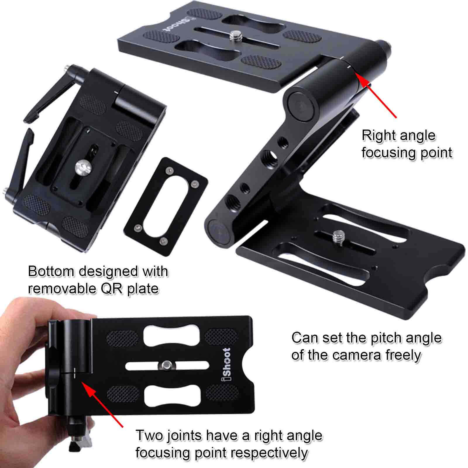 iShoot Z Flex Tilt Head Foldin - Camera Slider Rail avaliação e preço