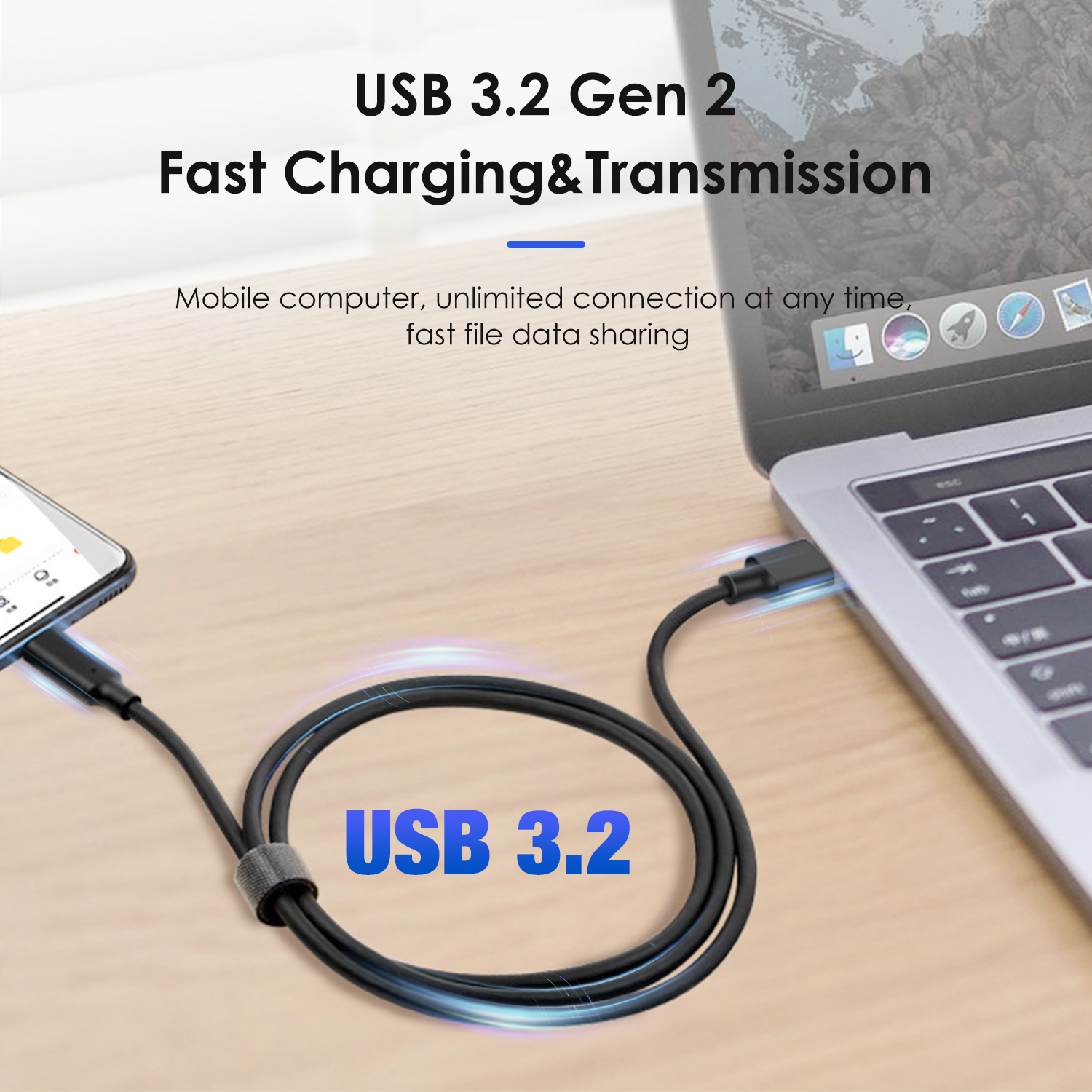 USB 3.2 10Gbps Type C Cable Fo - Photography Kit Xiaomi avaliação e preço