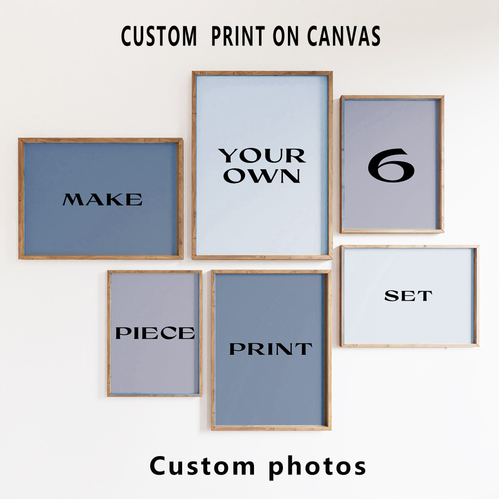 6pcs/set Custom Canvas Prints  - Photography Gallery avaliação e preço
