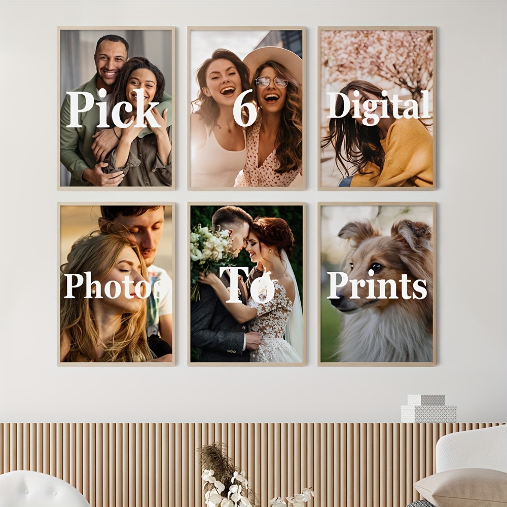 6pcs/set Custom Canvas Prints  - Photography Gallery avaliação e preço