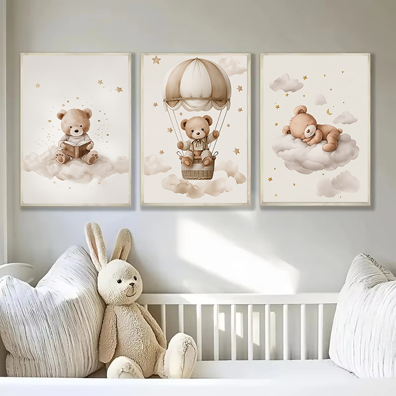 3pcs/set Bohemian Teddy Bear A - Photography Gallery avaliação e preço