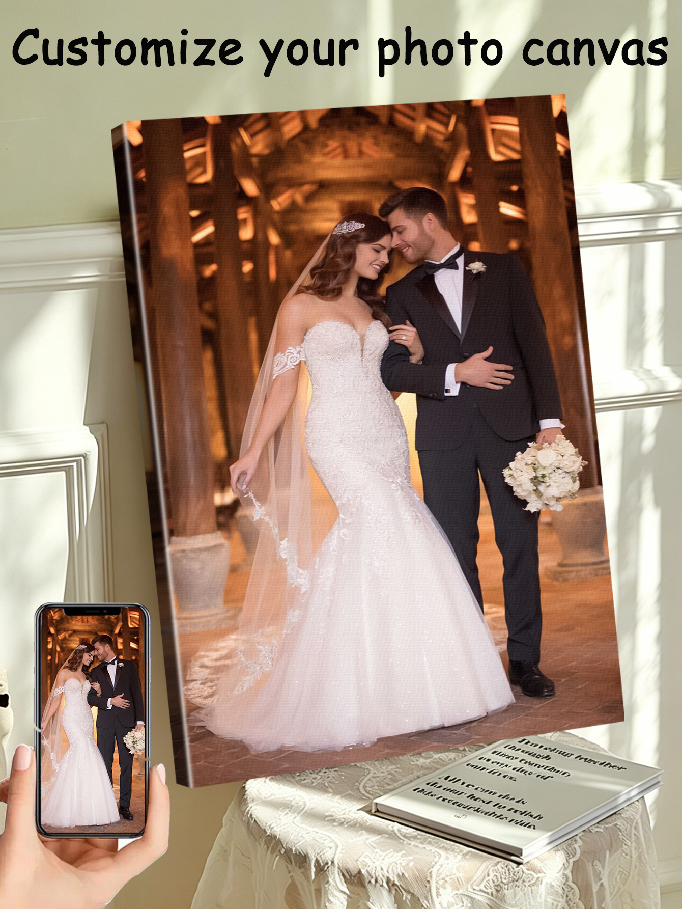 1 customized photo canvas, opt - Photography Poster avaliação e preço