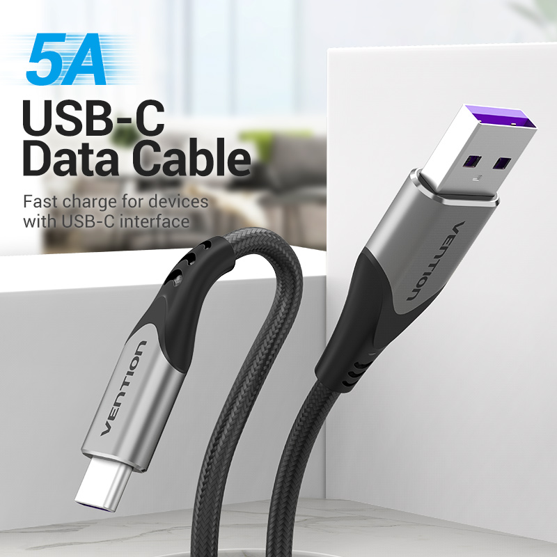 Vention 5A Type C Cable for Hu - Photography Kit Xiaomi avaliação e preço