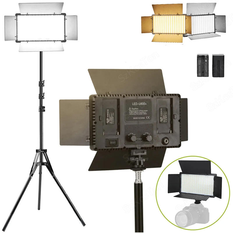 U800 U600 LED Photo Studio Vid - Video Led Light Panel avaliação e preço